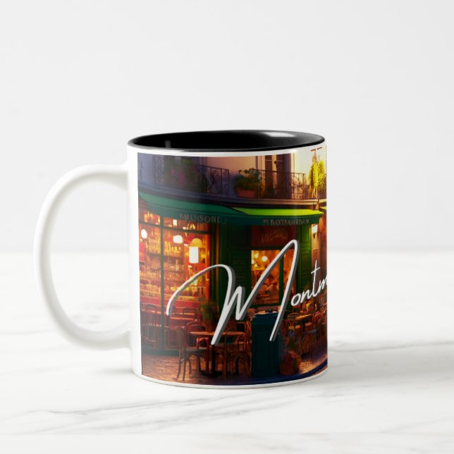 Montmartre, Paris Mug bicolore (Gauche)
