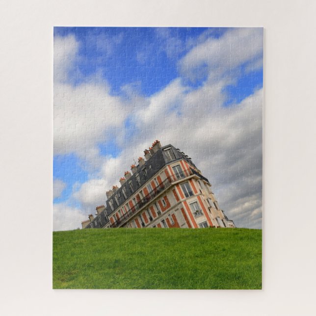 Montmartre Sinking House in Paris Jigsaw Puzzle (Vertical)