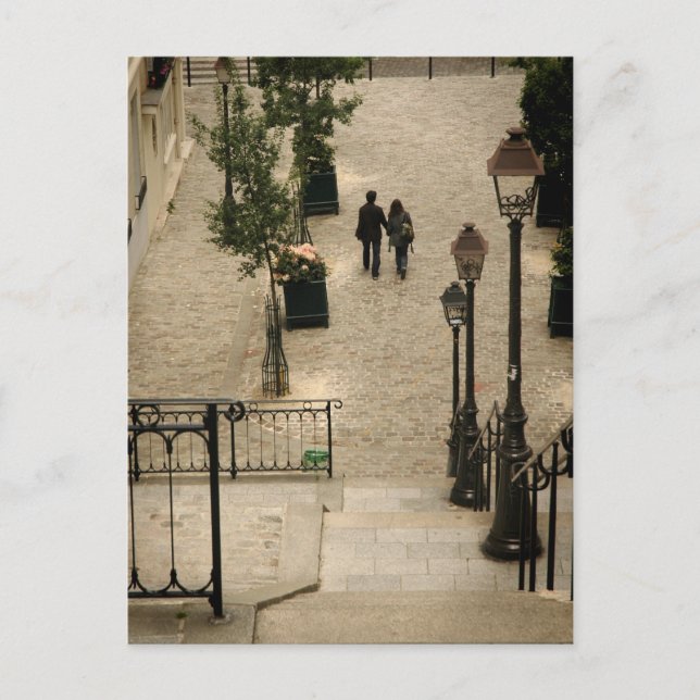 Montmartre Steps Postcard (Front)