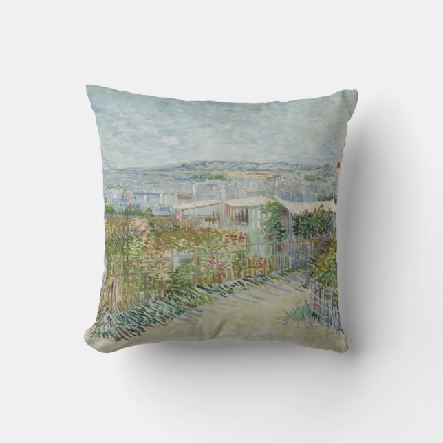 Montmartre Throw Pillow (Front)