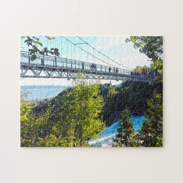 Montmorency Cascade Falls Quebec. Jigsaw Puzzle (Horizontal)