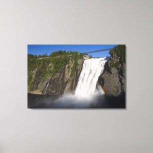 Montmorency Falls near Quebec City. Canvas Print
