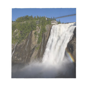 Montmorency Falls near Quebec City. Notepad