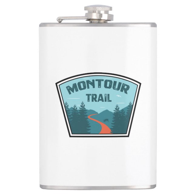 Montour Trail Hip Flask (Front)