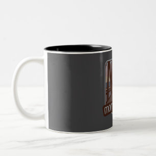 Montour Trail - Pennsylvania cycler  Two-Tone Coffee Mug
