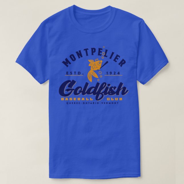 Montpelier Goldfish T-Shirt (Design Front)