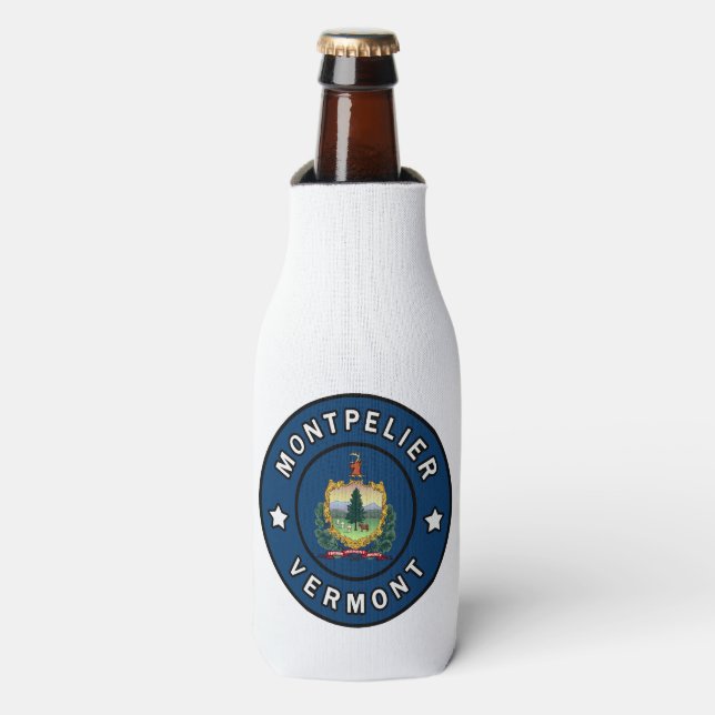 Montpelier Vermont Bottle Cooler (Bottle Front)