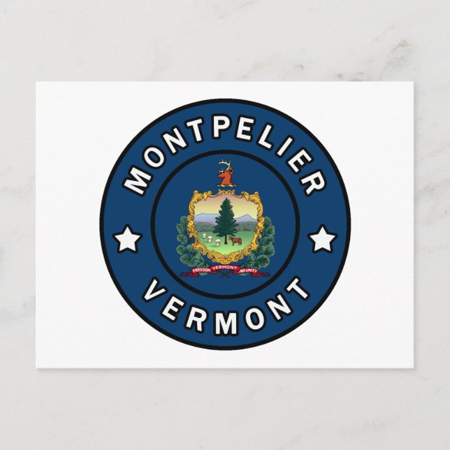 Montpelier Vermont Postcard (Front)