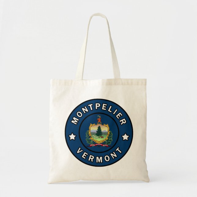 Montpelier Vermont Tote Bag (Front)