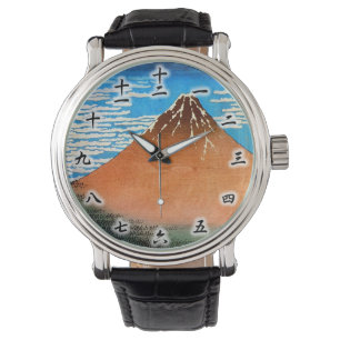 Montre 凱 風 晴 快 (赤 士 富, Mont Rouge  Fuji, Hokusai, Ukiyo-e
