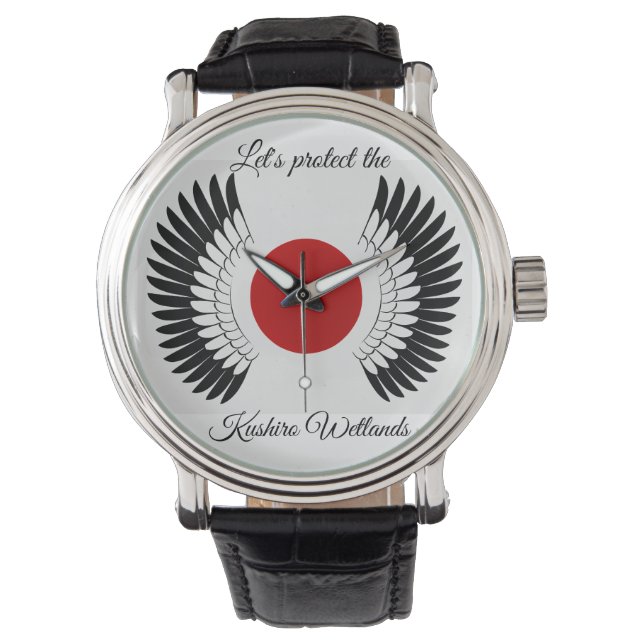 Montre 釧路湿原を守ろう! チャリティ・メンズウォッチ（Charity Watch） (devant)