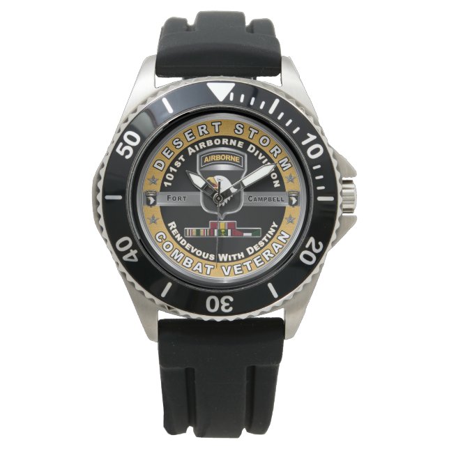Montre 101e division aéroportée Vétérinaire de la tempête (devant)