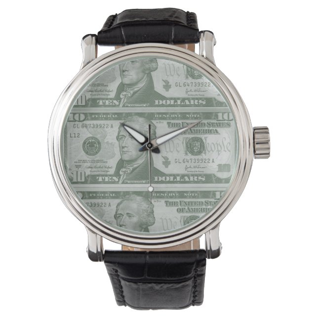 Montre 10 dollars de guichet (devant)