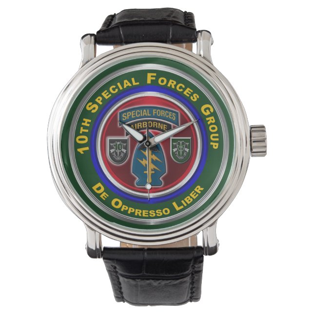 Montre 10e Groupe des forces spéciales aéroporté (devant)