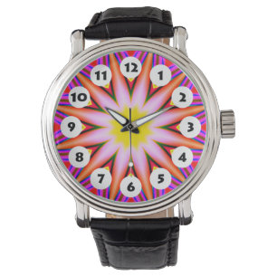 Montre 12 Spots - Colorful Mandala 037