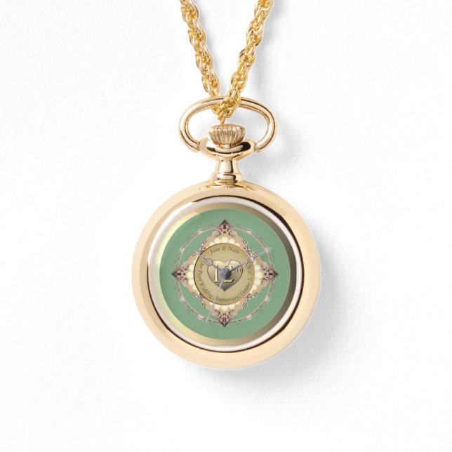 Montre 12e et 30e anniversaire de perles (Recto)