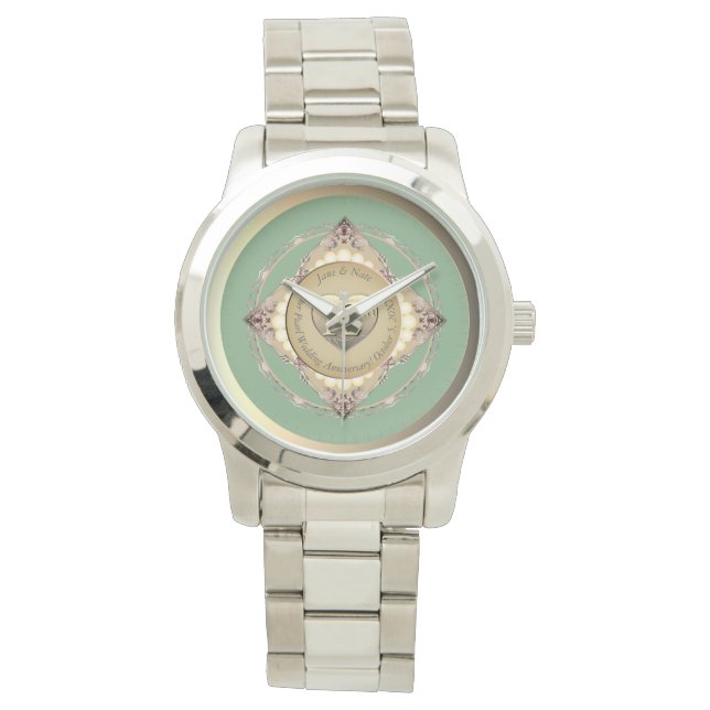 Montre 12e et 30e anniversaire de perles (devant)