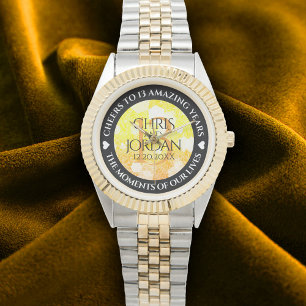 Montre 13ème anniversaire Mariage de la Citrine