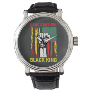 Montre 17ème Fête du Père Noir Papa King Fête F