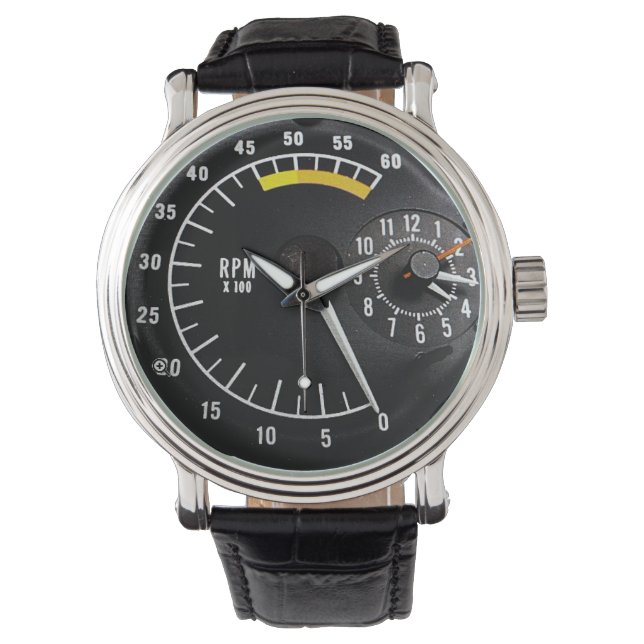 Montre 1979-1981 Tachomètre et horloge de voiture de spor (devant)