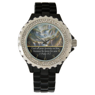 Montre 1 Pierre 5:7 La foi chrétienne a cascade