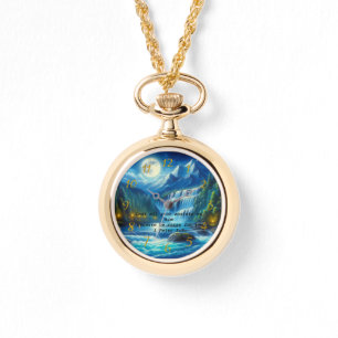 Montre 1 Pierre 5:7 Prière pour la foi chrétienne d'or