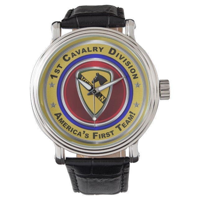 Montre 1re Division de cavalerie Première équipe (devant)