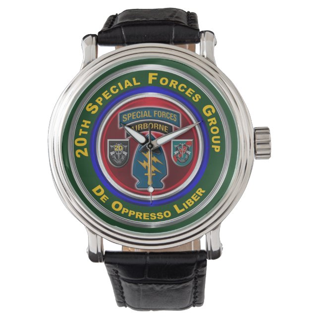 Montre 20e Groupe des forces spéciales "aéroporté" (devant)