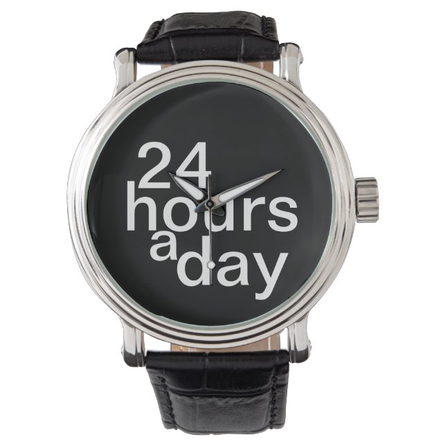 Montre 24 heures par jour (devant)