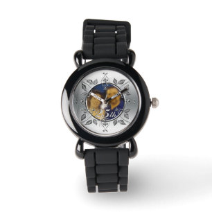 Montre 25e anniversaire du Mariage d'argent Photo personn