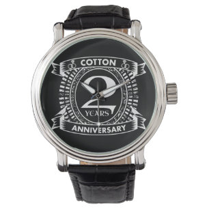 Montre 2e anniversaire mariage crête en détresse