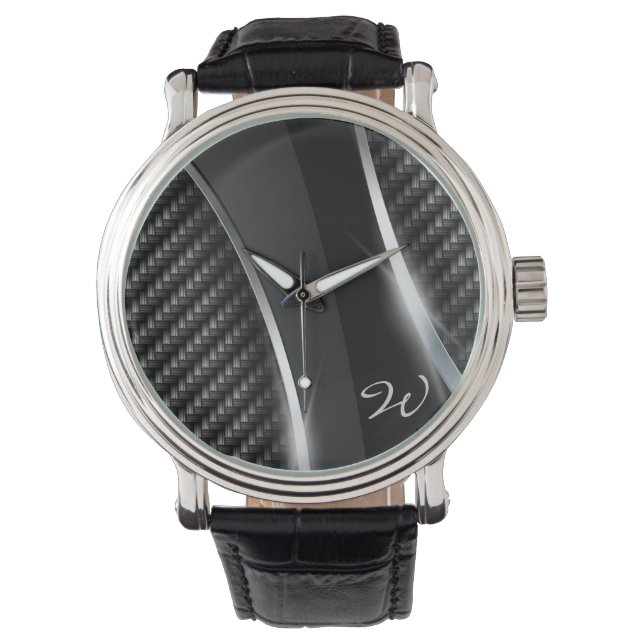 Montre 3 fibre de carbone (devant)