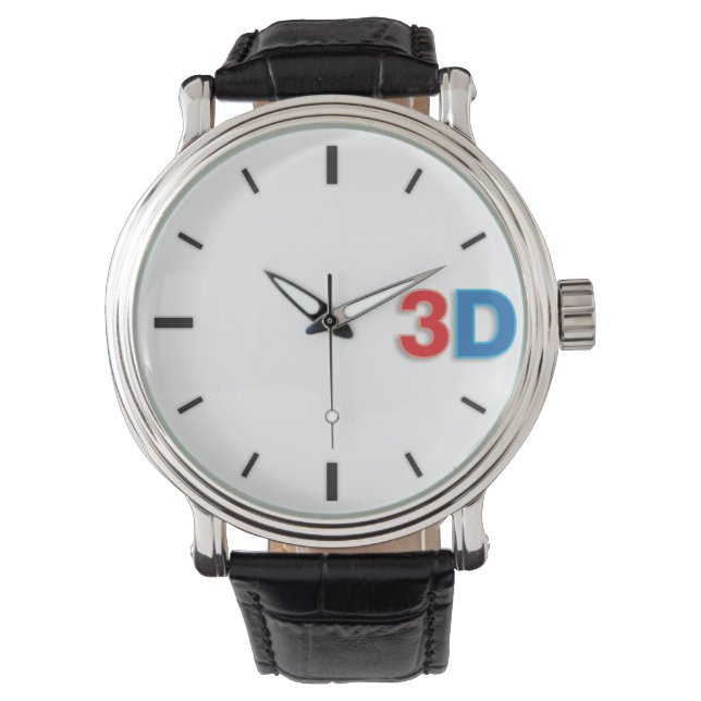 Montre 3D O'Clock 2-RdBl. (devant)