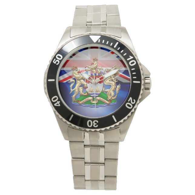 Montre [400] Armoiries historiques de Hong Kong 1959-1997 (devant)