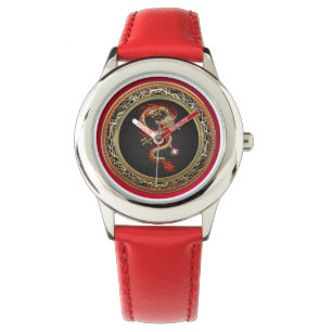 Montre [400] Dragon chinois d'or Fucanglong