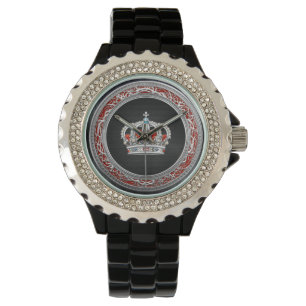 Montre [400] Prince-Princesse King-Queen Crown [Argent]