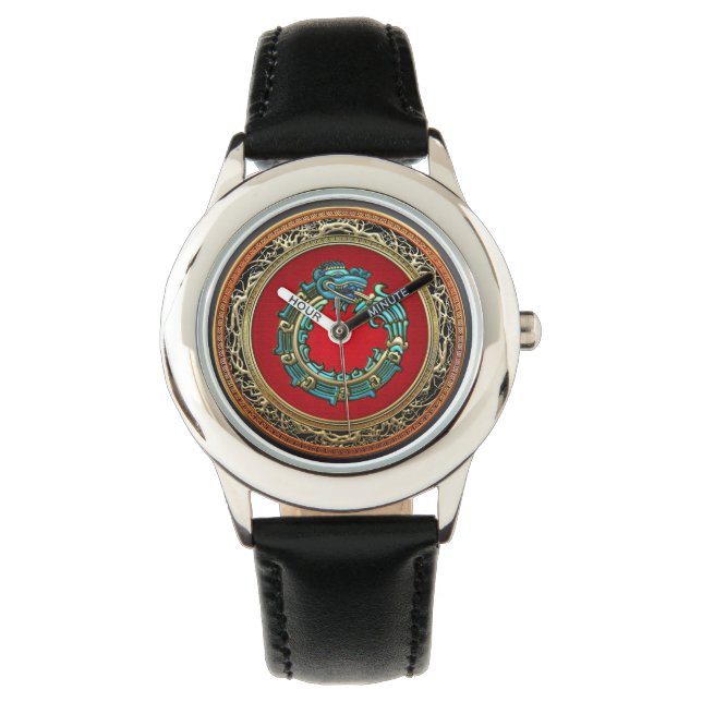 Montre [400] Serpent Dieu Quetzalcoatl [Jade] (devant)