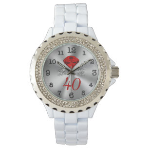 Montre 40e anniversaire du Mariage Veille pour elle