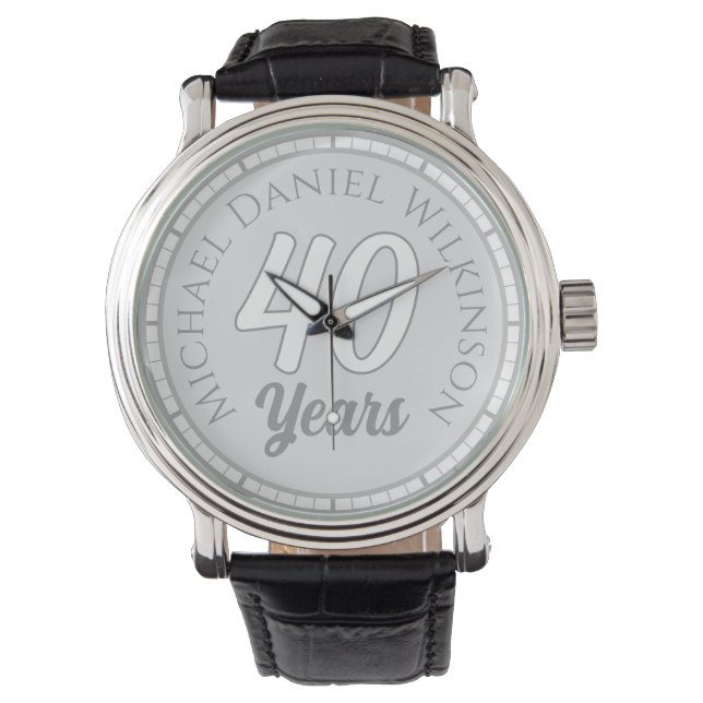 Montre 40th Birthday (devant)