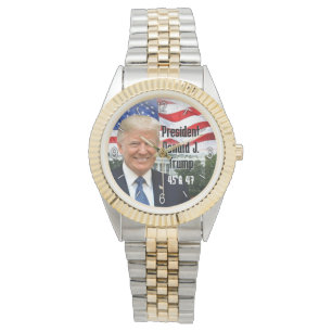 Montre 45 & 47 Maintenir le président Donald J Trump 2024