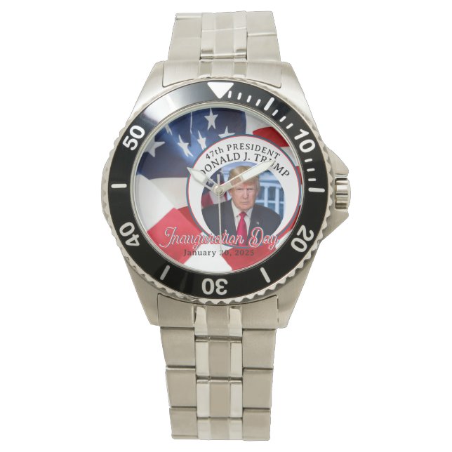 Montre 47e jour de l'investiture du président Donald J. T (devant)