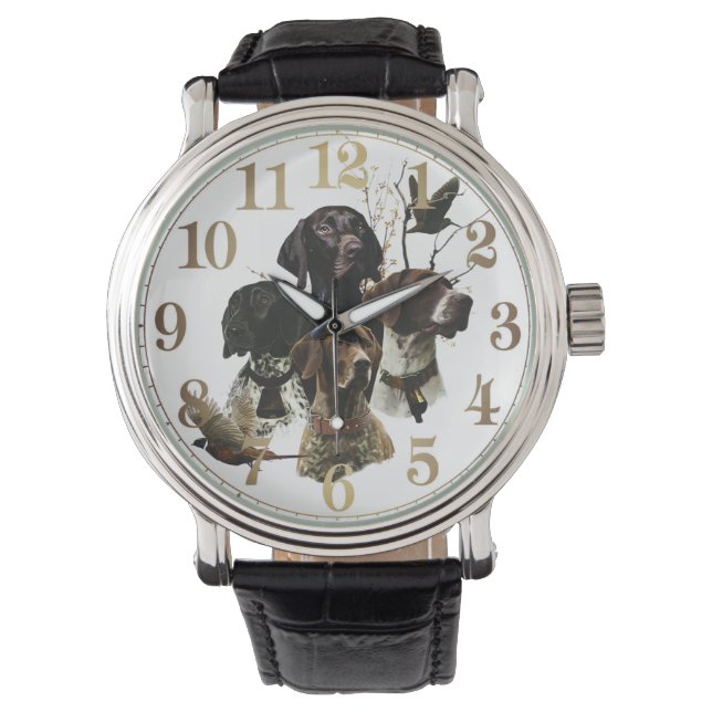 Montre 4 Couleurs de pointeur germanophones (devant)