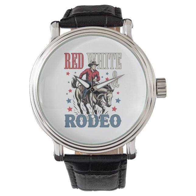 Montre 4 juillet Rodeo Cowboy (devant)