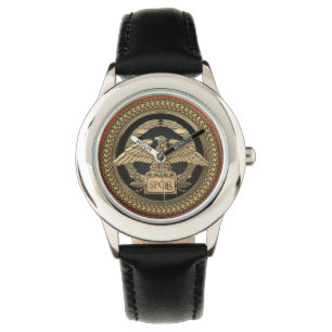 Montre [500] Aigle impérial d'or romain sur médaillon d
