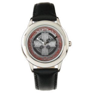 Montre [500] Ancienne Croix de noeud d'argent sacré celti