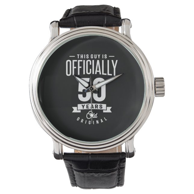 Montre 50 Ans - 50e Anniversaire Drôle Cadeau (devant)