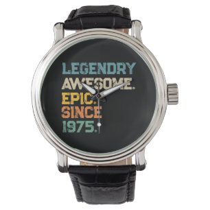 Montre 50e anniversaire cadeau année personnalisée