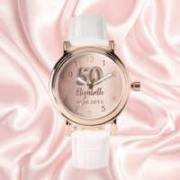 50e anniversaire rose nom or