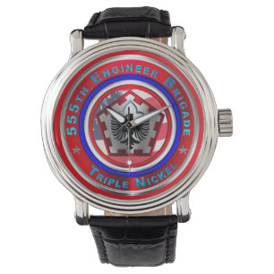 Montre 555e brigade du génie "Triple Nickel"
