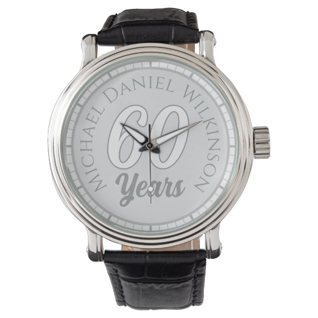 Montre 60th Birthday (devant)